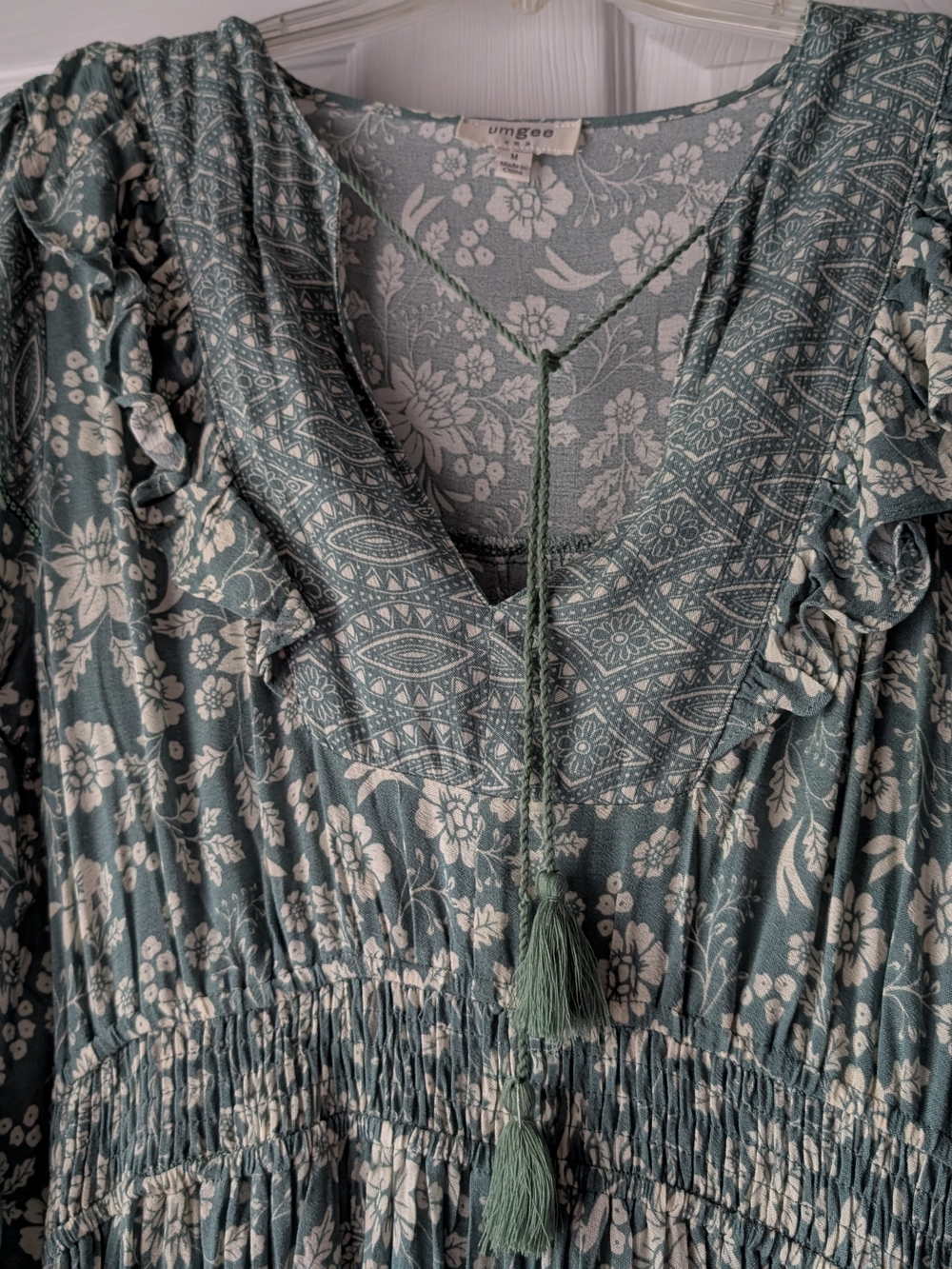 Umgee Floral Maxi Dress - Picture 3 of 16